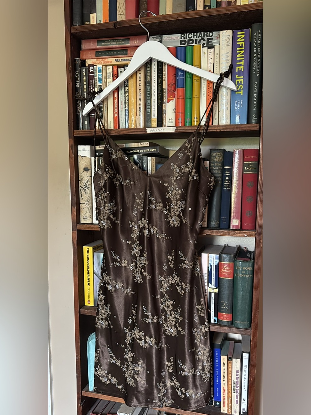 Park & Fifth Satin Floral Slip Dress